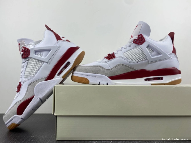 4 Retro DR5415-160 Pine Red SB Jordan 0709